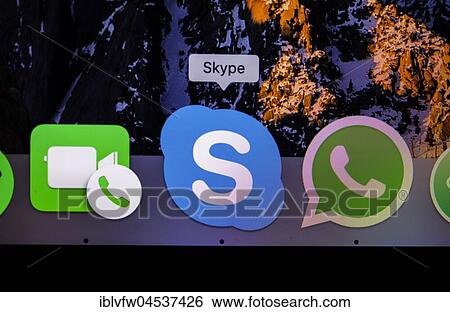 Icon, logo, Skype, instant messaging service, macro shot, detail, full-frame, screen shot View Large Photo Image Stock Photograph - Icon, logo, Skype, instant messaging service, macro shot, detail, full-frame, screen shot. Fotosearch