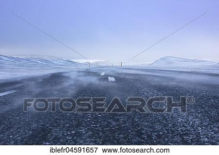 Icy road on the plateau Jökuldalsheiði Winter in Northern Island, Jökuldalur, Jökuldalsheiði, Northern Island, Island View Large Photo Image Stock Photo - Icy road on the plateau Jökuldalsheiði Winter in Northern Island, Jökuldalur, Jökuldalsheiði, Northern Island, Island. Fotosearch