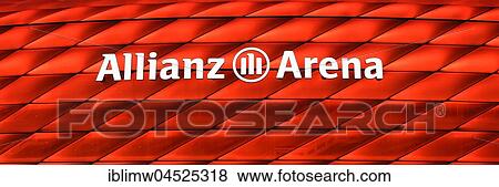 Illuminated Allianz-Arena, detail, Munich, Upper Bavaria, Bavaria, Germany, Europe View Large Photo Image Stock Photo - Illuminated Allianz-Arena, detail, Munich, Upper Bavaria, Bavaria, Germany, Europe. Fotosearch