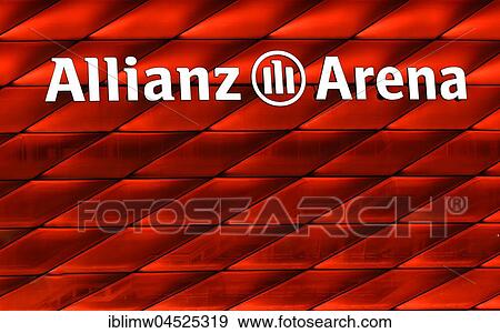 Illuminated Allianz-Arena, detail, Munich, Upper Bavaria, Bavaria, Germany, Europe View Large Photo Image Stock Photo - Illuminated Allianz-Arena, detail, Munich, Upper Bavaria, Bavaria, Germany, Europe. Fotosearch