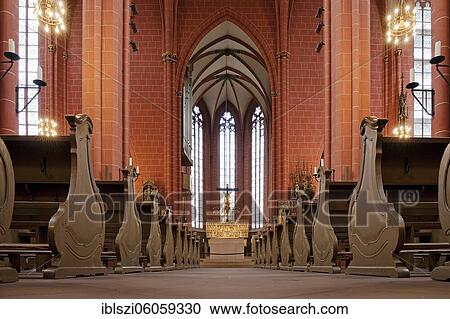 Imperial Cathedral St. Bartholomew, nave to the east, Frankfurt am Main, Hesse, Germany, Europe View Large Photo Image Stock Image - Imperial Cathedral St. Bartholomew, nave to the east, Frankfurt am Main, Hesse, Germany, Europe. Fotosearch