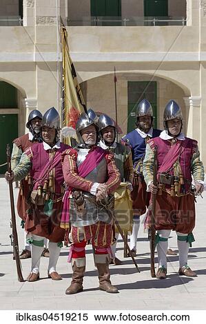 In Guardia Parade in historical uniforms, Fort San Elmo, Valletta, Malta, Europe View Large Photo Image Stock Photography - In Guardia Parade in historical uniforms, Fort San Elmo, Valletta, Malta, Europe. Fotosearch