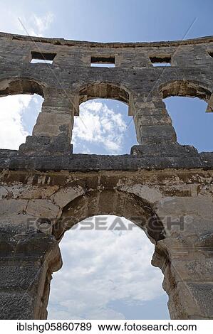 In the amphitheater, Pula, Istria, Croatia, Europe View Large Photo Image Stock Photo - In the amphitheater, Pula, Istria, Croatia, Europe. Fotosearch
