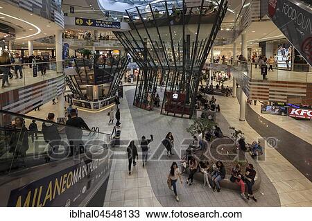 Indoors, Shopping Center, Milaneo, Stuttgart, Baden-Württemberg, Germany, Europe View Large Photo Image Stock Image - Indoors, Shopping Center, Milaneo, Stuttgart, Baden-Württemberg, Germany, Europe. Fotosearch