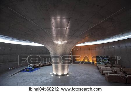 Stock Image - Information Centre Volcano Capelinhos, Centro de Interpretacao do Vulcao, Island of Faial, Azores, Portugal, Europe. Fotosearch