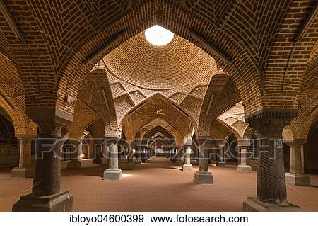 Inside the Jameh Mosque, Tabriz, Iran, Asia View Large Photo Image Stock Photo - Inside the Jameh Mosque, Tabriz, Iran, Asia. Fotosearch