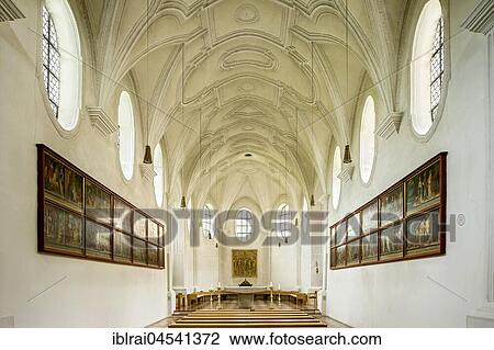 Interior of St. John Church, chapter church, Cloister Scheyern, Benedictine Abbey, district Pfaffenhofen an der Ilm, Upper Bavaria, Bavaria, Germany, Europe View Large Photo Image Stock Image - Interior of St. John Church, chapter church, Cloister Scheyern, Benedictine Abbey, district Pfaffenhofen an der Ilm, Upper Bavaria, Bavaria, Germany, Europe. Fotosearch