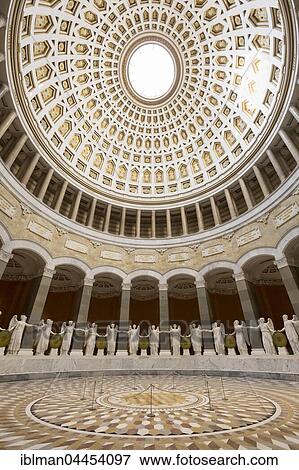 Stock Photo - Interior of the Hall of Liberation, Kelheim, Altmühl Valley, Lower Bavaria, Bavaria, Germany, Europe. Fotosearch