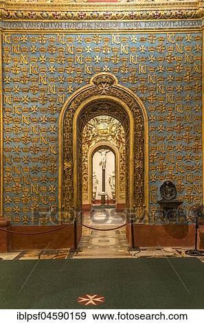 Interior of the Roman Catholic St. John's Co-Cathedral, Valletta, Malta, Europe View Large Photo Image Stock Photo - Interior of the Roman Catholic St. John's Co-Cathedral, Valletta, Malta, Europe. Fotosearch