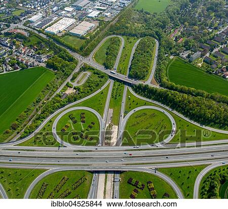 Intersection Castrop-Rauxel Motorway A45 and A42, Ruhr Area, North Rhine-Westphalia, Germany, Europe View Large Photo Image Picture - Intersection Castrop-Rauxel Motorway A45 and A42, Ruhr Area, North Rhine-Westphalia, Germany, Europe. Fotosearch