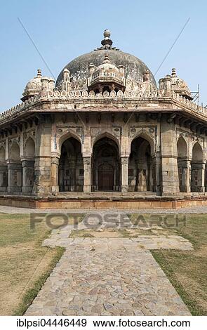 Isa Khan's Garden Tomb, Humayun's Tomb, New Delhi, India, Asia View Large Photo Image Stock Photo - Isa Khan's Garden Tomb, Humayun's Tomb, New Delhi, India, Asia. Fotosearch