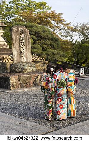 Japanese girls in traditional kimonos, group, Kyoto, Honshu, Japan, Asia View Large Photo Image Stock Image - Japanese girls in traditional kimonos, group, Kyoto, Honshu, Japan, Asia. Fotosearch