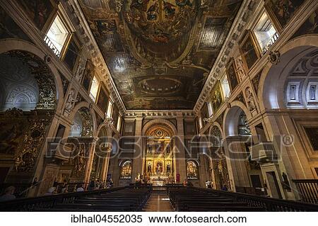 Jesuit church of Saint Roch, Igreja de São Roque, Bairo Alto district, Lisbon, Portugal, Europe View Large Photo Image Stock Photography - Jesuit church of Saint Roch, Igreja de São Roque, Bairo Alto district, Lisbon, Portugal, Europe. Fotosearch