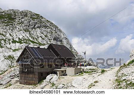 Koca na Dolicu Hut, Triglav National Park, Julian Alps, Slovenia, Europe View Large Photo Image Stock Image - Koca na Dolicu Hut, Triglav National Park, Julian Alps, Slovenia, Europe. Fotosearch