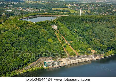 Koepchenwerk, hydroelectric power plant of RWE, pumped-storage power station, Herdecke, North Rhine-Westphalia, Germany, Europe View Large Photo Image Picture - Koepchenwerk, hydroelectric power plant of RWE, pumped-storage power station, Herdecke, North Rhine-Westphalia, Germany, Europe. Fotosearch