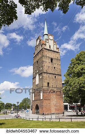 Stock Photo - Kröpeliner Tor, Rostock, Mecklenburg-Western Pomerania, Germany, Europe. Fotosearch