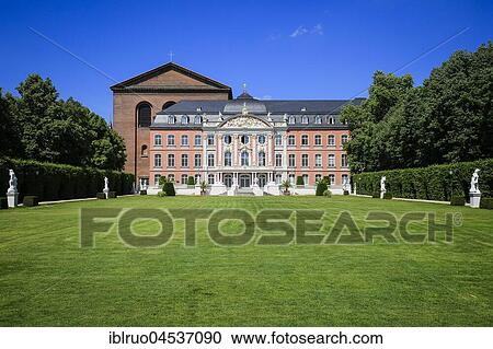 Kurfürstliches Palais palace, palace gardens, Trier, Rhineland-Palatinate, Germany, Europe View Large Photo Image Stock Image - Kurfürstliches Palais palace, palace gardens, Trier, Rhineland-Palatinate, Germany, Europe. Fotosearch