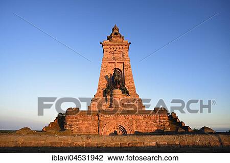 Kyffhäuser monument in the evening light, near Bad Frankenhausen, Thuringia, Germany, Europe View Large Photo Image Stock Image - Kyffhäuser monument in the evening light, near Bad Frankenhausen, Thuringia, Germany, Europe. Fotosearch