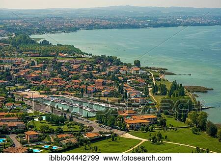 Lake Garda, Sirmione, Lombardy, Italy, Europe View Large Photo Image Stock Photo - Lake Garda, Sirmione, Lombardy, Italy, Europe. Fotosearch