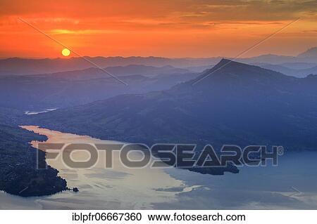 Stock Image - Lake Lucerne with Rigi in the background, Switzerland, Europe. Fotosearch