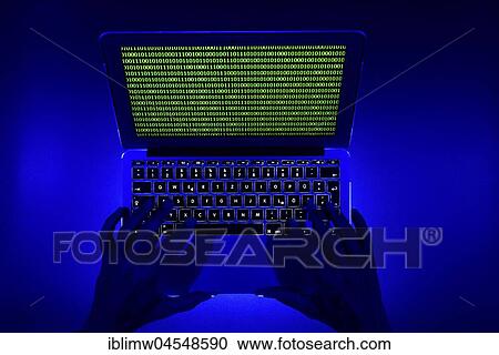 Laptop, symbolic image, cybercrime, computer crime, computer hacker, data security View Large Photo Image Stock Image - Laptop, symbolic image, cybercrime, computer crime, computer hacker, data security. Fotosearch