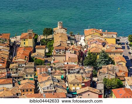 Lazise, Lake Garda, Veneto, Italy, Europe View Large Photo Image Stock Image - Lazise, Lake Garda, Veneto, Italy, Europe. Fotosearch