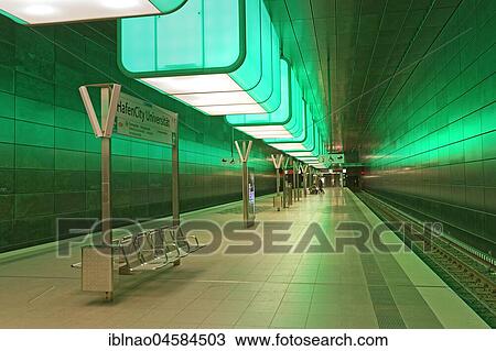 Light installation in the U-Bahn HafenCity Universität subway station, U4 subway line, HafenCity, Hamburg, Germany, Europe View Large Photo Image Stock Image - Light installation in the U-Bahn HafenCity Universität subway station, U4 subway line, HafenCity, Hamburg, Germany, Europe. Fotosearch