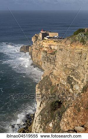 Lighthouse Farol de Nazare, Nazare, Portugal, Europe View Large Photo Image Stock Photography - Lighthouse Farol de Nazare, Nazare, Portugal, Europe. Fotosearch
