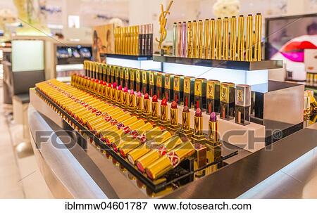 Lipsticks, Harrods Shopping Centre, London, England, Great Britain View Large Photo Image Stock Photo - Lipsticks, Harrods Shopping Centre, London, England, Great Britain. Fotosearch