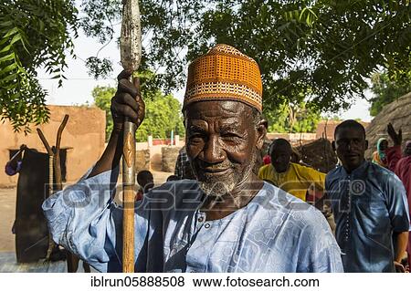 Local chief at a Voodoo ceremony in Dogondoutchi, Niger, Africa View Large Photo Image Stock Photo - Local chief at a Voodoo ceremony in Dogondoutchi, Niger, Africa. Fotosearch