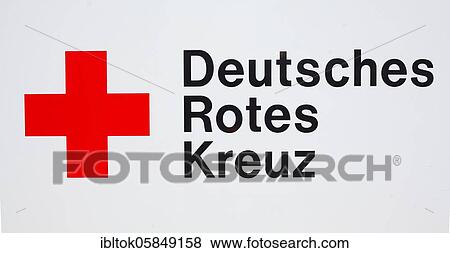 Logo, German Red Cross, Germany, Europe View Large Photo Image Stock Photo - Logo, German Red Cross, Germany, Europe. Fotosearch