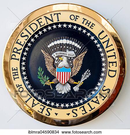 Logo on old Air Force One Boeing 707, USA, North America View Large Photo Image Picture - Logo on old Air Force One Boeing 707, USA, North America. Fotosearch