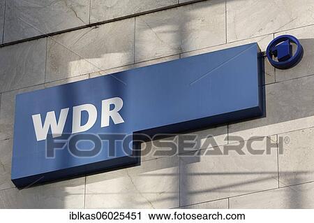 Logo Westdeutscher Rundfunk, WDR Studio Düsseldorf, Media Harbour, North Rhine-Westphalia, Germany, Europe View Large Photo Image Stock Image - Logo Westdeutscher Rundfunk, WDR Studio Düsseldorf, Media Harbour, North Rhine-Westphalia, Germany, Europe. Fotosearch