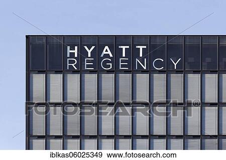 Luxury hotel Hyatt Regency Düsseldorf, lettering on building, JSK Architekten, Medienhafen Düsseldorf, North Rhine-Westphalia, Germany, Europe View Large Photo Image Stock Photo - Luxury hotel Hyatt Regency Düsseldorf, lettering on building, JSK Architekten, Medienhafen Düsseldorf, North Rhine-Westphalia, Germany, Europe. Fotosearch