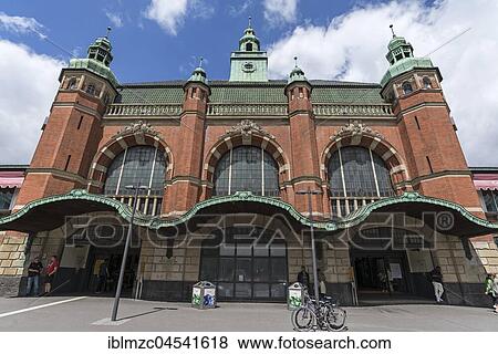 Stock Photo - Lübeck main station, built in 1908, Lübeck, Schleswig-Holstein, Germany, Europe. Fotosearch