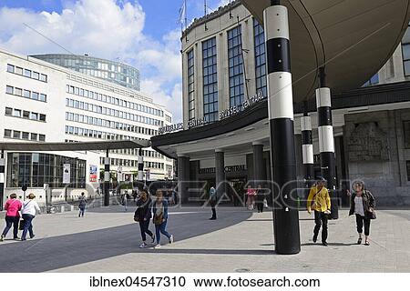 Stock Image - Main Railway StationBrussels, Belgium, Europe. Fotosearch