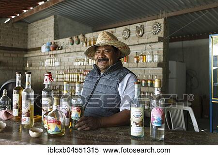Man, 46 years, with Mescal bottles, Oaxaca, state of Oaxaca, Mexico, Central America View Large Photo Image Stock Photography - Man, 46 years, with Mescal bottles, Oaxaca, state of Oaxaca, Mexico, Central America. Fotosearch