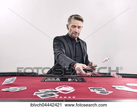 Man distributing playing cards, blackjack, casino, chips View Large Photo Image Stock Image - Man distributing playing cards, blackjack, casino, chips. Fotosearch