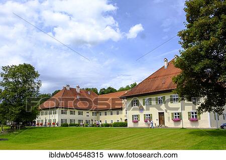 Manor, Gut Schwaiganger, near Ohlstadt, Upper Bavaria, Bavaria, Germany, Europe View Large Photo Image Stock Photography - Manor, Gut Schwaiganger, near Ohlstadt, Upper Bavaria, Bavaria, Germany, Europe. Fotosearch