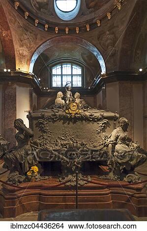Picture - Maria-Theresien-Gruft, Imperial Crypt, burial place of Habsburgs and Habsburg-Lorraine in Vienna, Austria, Europe. Fotosearch