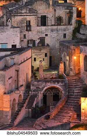 Medieval Old Town, Sassi di Matera, UNESCO Cultural Capital 2019, Matera, Province of Basilicata, Italy, Europe View Large Photo Image Stock Image - Medieval Old Town, Sassi di Matera, UNESCO Cultural Capital 2019, Matera, Province of Basilicata, Italy, Europe. Fotosearch