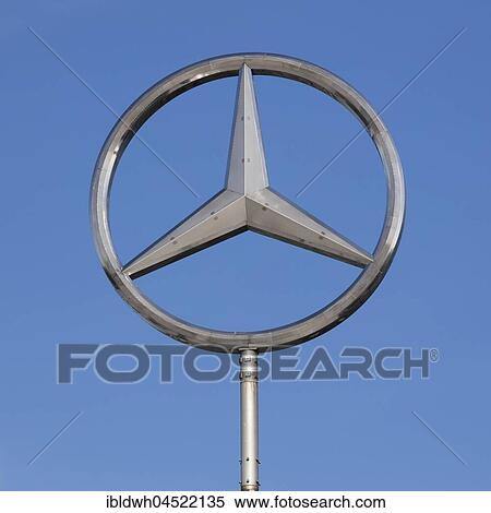 Mercedes star in front of blue sky, North Rhine-Westphalia, Germany, Europe View Large Photo Image Stock Photography - Mercedes star in front of blue sky, North Rhine-Westphalia, Germany, Europe. Fotosearch