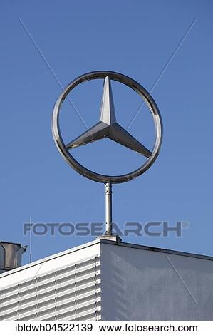 Mercedes star on building, North Rhine-Westphalia, Germany, Europe View Large Photo Image Stock Photo - Mercedes star on building, North Rhine-Westphalia, Germany, Europe. Fotosearch