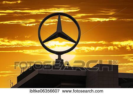 Mercedes star on Mercedes Benz building in Stuttgart-Untertürkheim, Baden-Württemberg, Germany, Europe View Large Photo Image Stock Photo - Mercedes star on Mercedes Benz building in Stuttgart-Untertürkheim, Baden-Württemberg, Germany, Europe. Fotosearch