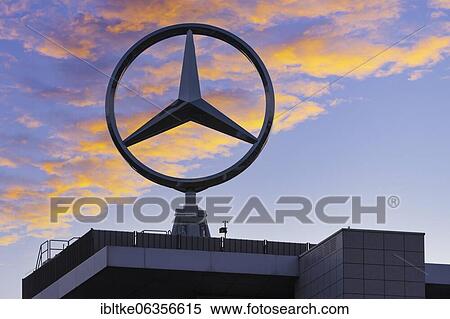 Mercedes star on Mercedes Benz building in Stuttgart-Untertürkheim, Baden-Württemberg, Germany, Europe View Large Photo Image Stock Photography - Mercedes star on Mercedes Benz building in Stuttgart-Untertürkheim, Baden-Württemberg, Germany, Europe. Fotosearch