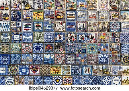 Miniatures of traditional Azulejo tiles, Lisbon, Portugal, Europe View Large Photo Image Stock Photo - Miniatures of traditional Azulejo tiles, Lisbon, Portugal, Europe. Fotosearch