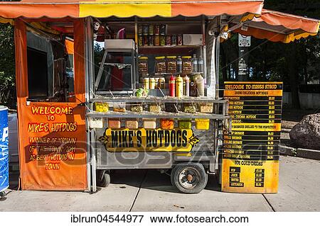 Mobile food stall, Toronto, Ontario, Canada, North America View Large Photo Image Stock Photo - Mobile food stall, Toronto, Ontario, Canada, North America. Fotosearch