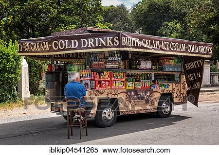 Mobile snack bar, Villa Borghese, Rome, Lazio, Italy, Europe View Large Photo Image Stock Photography - Mobile snack bar, Villa Borghese, Rome, Lazio, Italy, Europe. Fotosearch