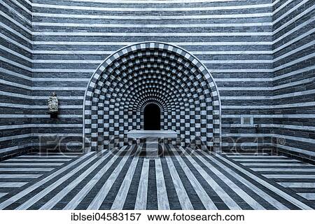 Modern interior of the chapel of Chiesa San Giovanni Battista, architect Mario Botta, Mogno, Lavizzara, Ticino, Switzerland, Europe View Large Photo Image Stock Photo - Modern interior of the chapel of Chiesa San Giovanni Battista, architect Mario Botta, Mogno, Lavizzara, Ticino, Switzerland, Europe. Fotosearch