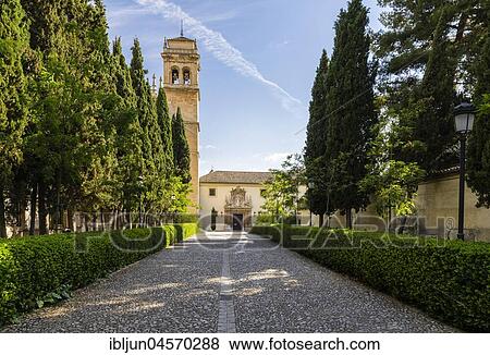 Stock Photo - Monasterio de San Jerónimo, Granada, Andalusia, Spain, Europe. Fotosearch